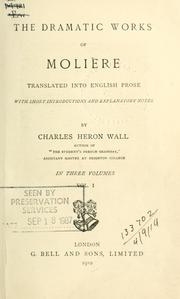 The dramatic works of Molière