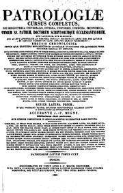Indices, generales, simul et speciales, patrologiæ latinæ: alphabetice ..