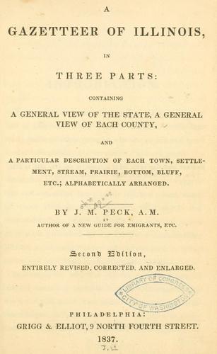 A gazetteer of Illinois, in three parts