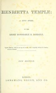 Henrietta Temple (A Love Story)