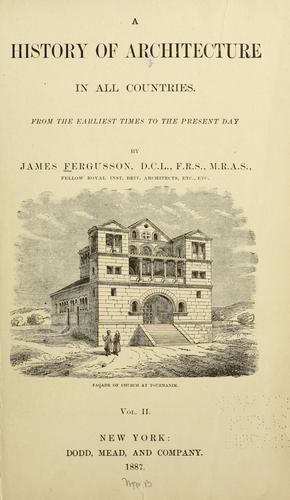 A history of architecture in all countries