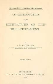 An introduction to the literature of the Old Testament