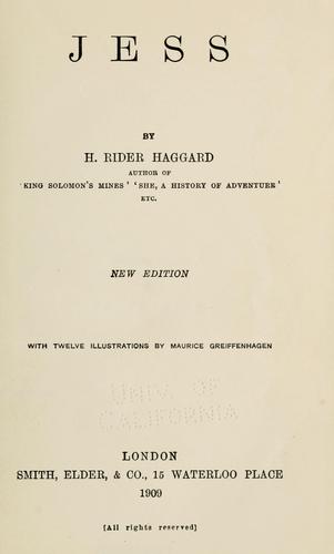 Jess, a novel