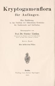 Kryptogamenflora für Anfänger