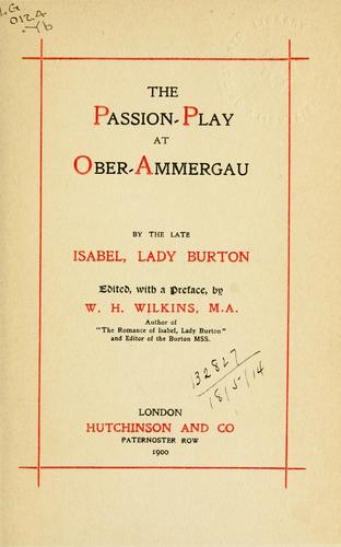 The passion-play at Ober-Ammergau