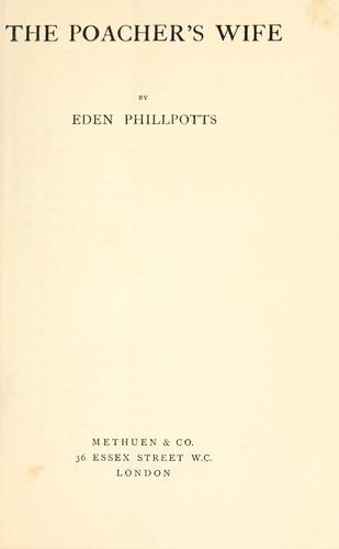 The poacher's wife