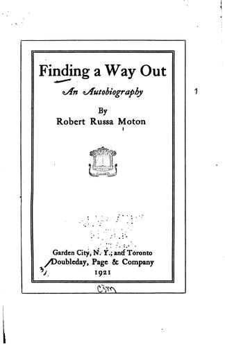 Finding a Way Out: An Autobiography