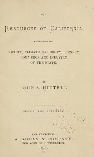 The resources of California