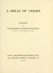 A sheaf of verses