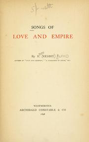 Songs of love and empire