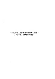 The evolution of the Earth and its inhabitants