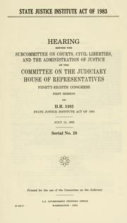 State Justice Institute Act of 1983