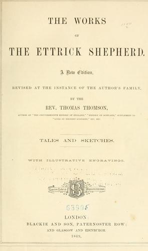 The works of the Ettrick shepherd