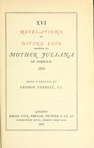 Sixteen revelations of divine love