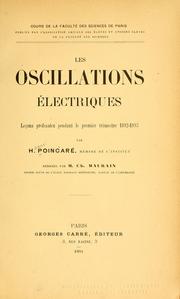 Les oscillations électriques