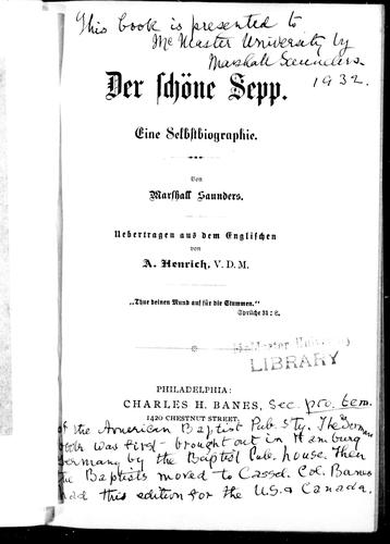 Der schöne Sepp