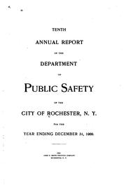 Annual Report of the Department of Public Safety.