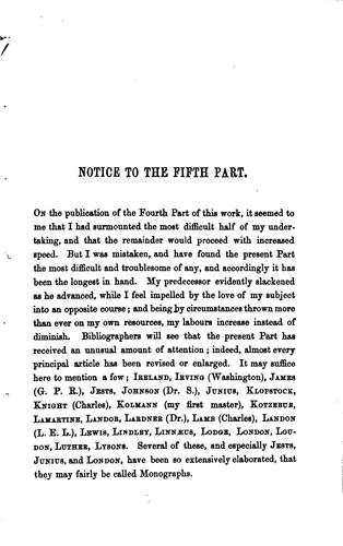 The Bibliographer's Manual of English Literature: Containing an Account of ..