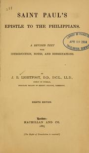 Saint Paul's Epistle to the Philippians
