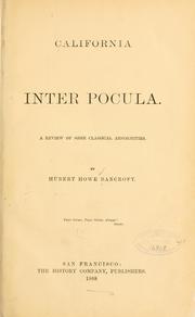 California inter pocula