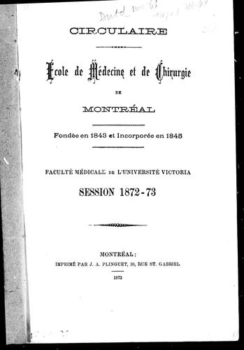 École de médecine et de chirurgie de Montréal