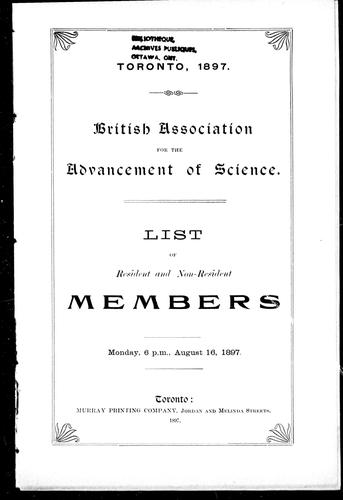 List of resident and non-resident members