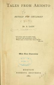 Tales from Ariosto retold