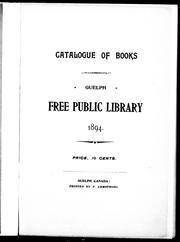 Catalogue of books