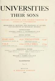 Universities and their sons
