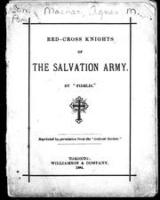 Red-cross knights of the Salvation Army