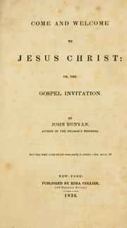 Come and welcome to Jesus Christ