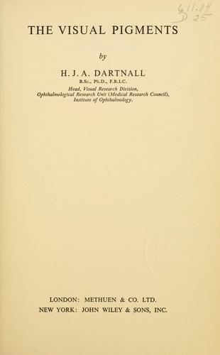 The visual pigments