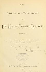 The voters and tax-payers of De Kalb County, Illinois