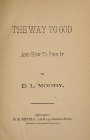 The way to God and how to find it