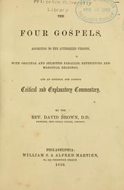 The four Gospels, according to the Authorized version
