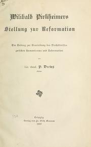 Wilibald Pirkheimers Stellung zur Reformation