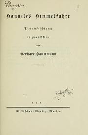 Hanneles Himmelfahrt