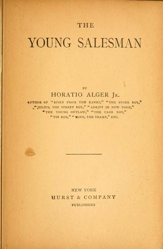 The young salesman