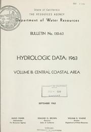 Hydrologic data, 1963
