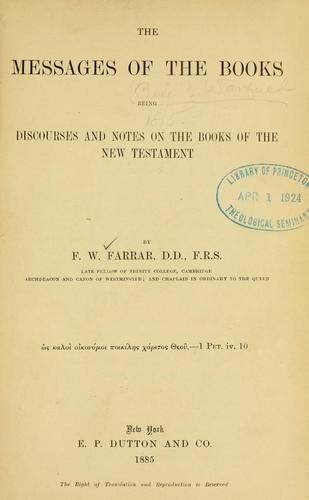The messages of the Books