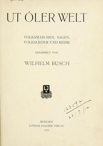 Ut Oler Welt
