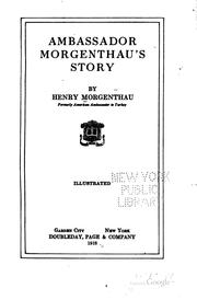 Ambassador Morgenthau's story