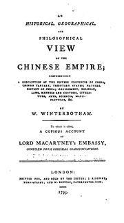 An historical, geographical, and philosophical view of the Chinese Empire