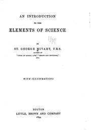 An introduction to the elements of science