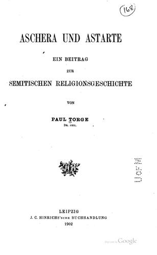 Aschera und Astarte
