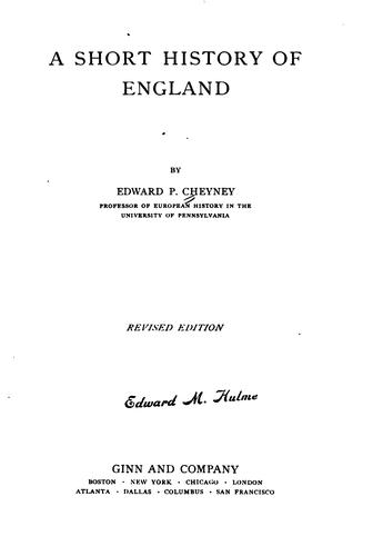 A short history of England
