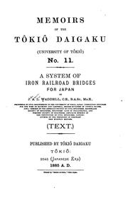 A system of iron railroad bridges for Japan