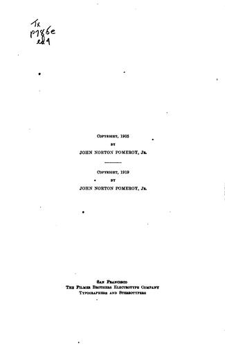 A treatise on equity jurisprudence, as administered in the United States of America