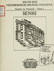 South end neighborhood housing initiative: request for proposals - phase i. Senhi