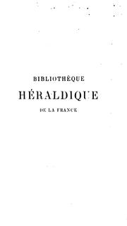 Bibliothèque héraldique de la France